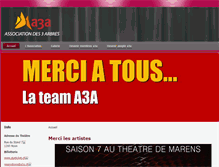 Tablet Screenshot of a3a.ch